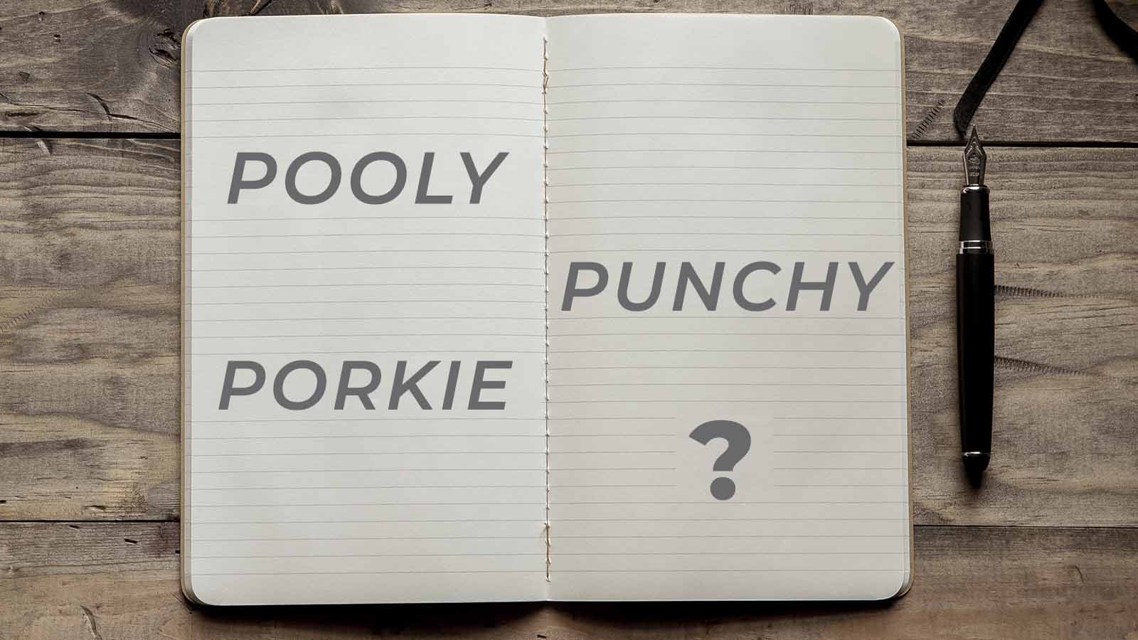 Unlikely Contestants Pooly, Porkie & Punchy