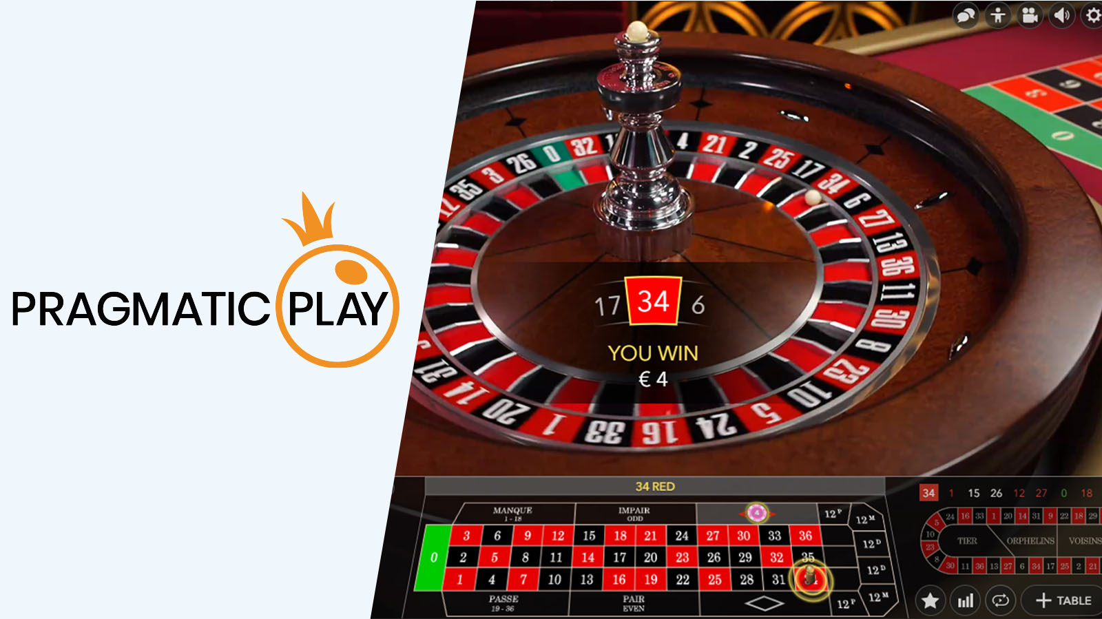 French Roulette by Pragmatic Play Live