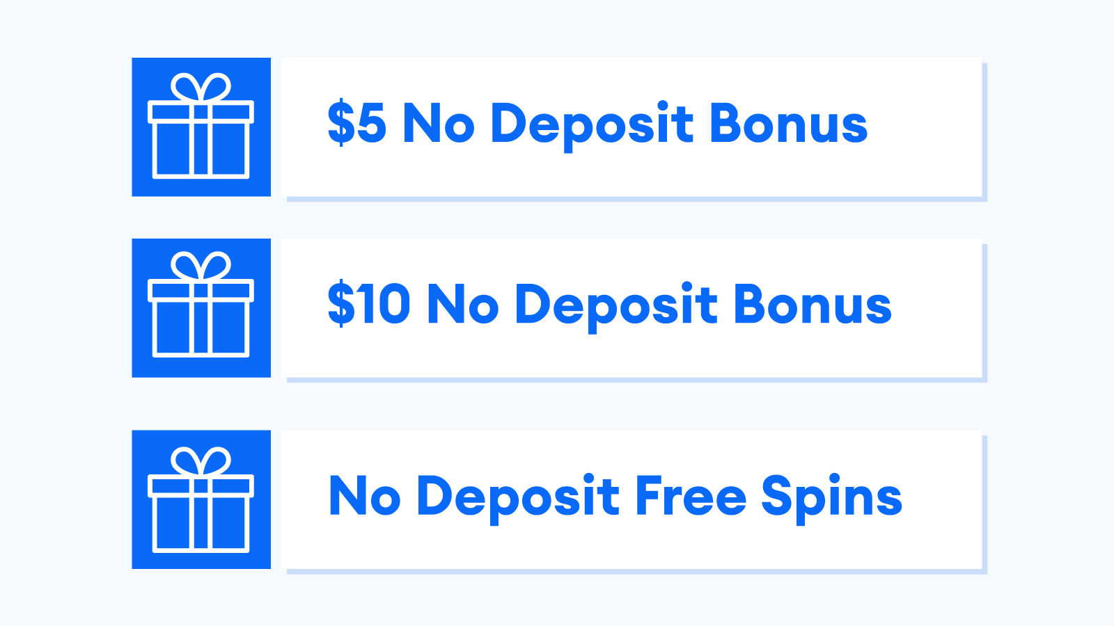 Alternative-No-Deposit-Bonuses -$5, $10, No Deposit Free Spins