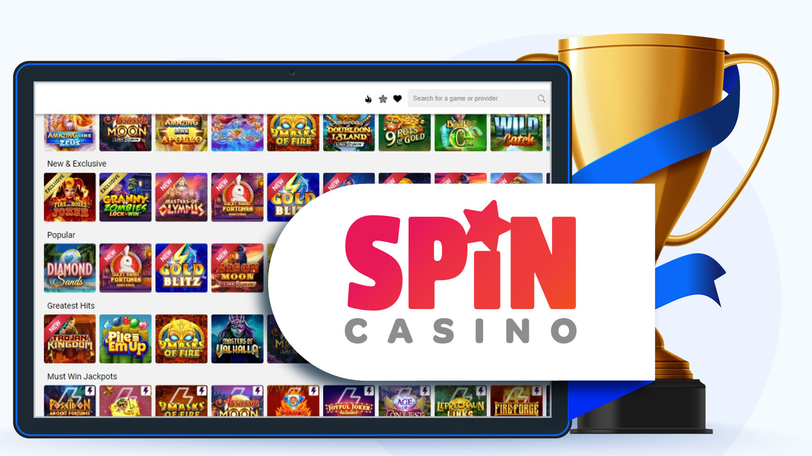 Spin Casino - Best $20 no deposit bonus