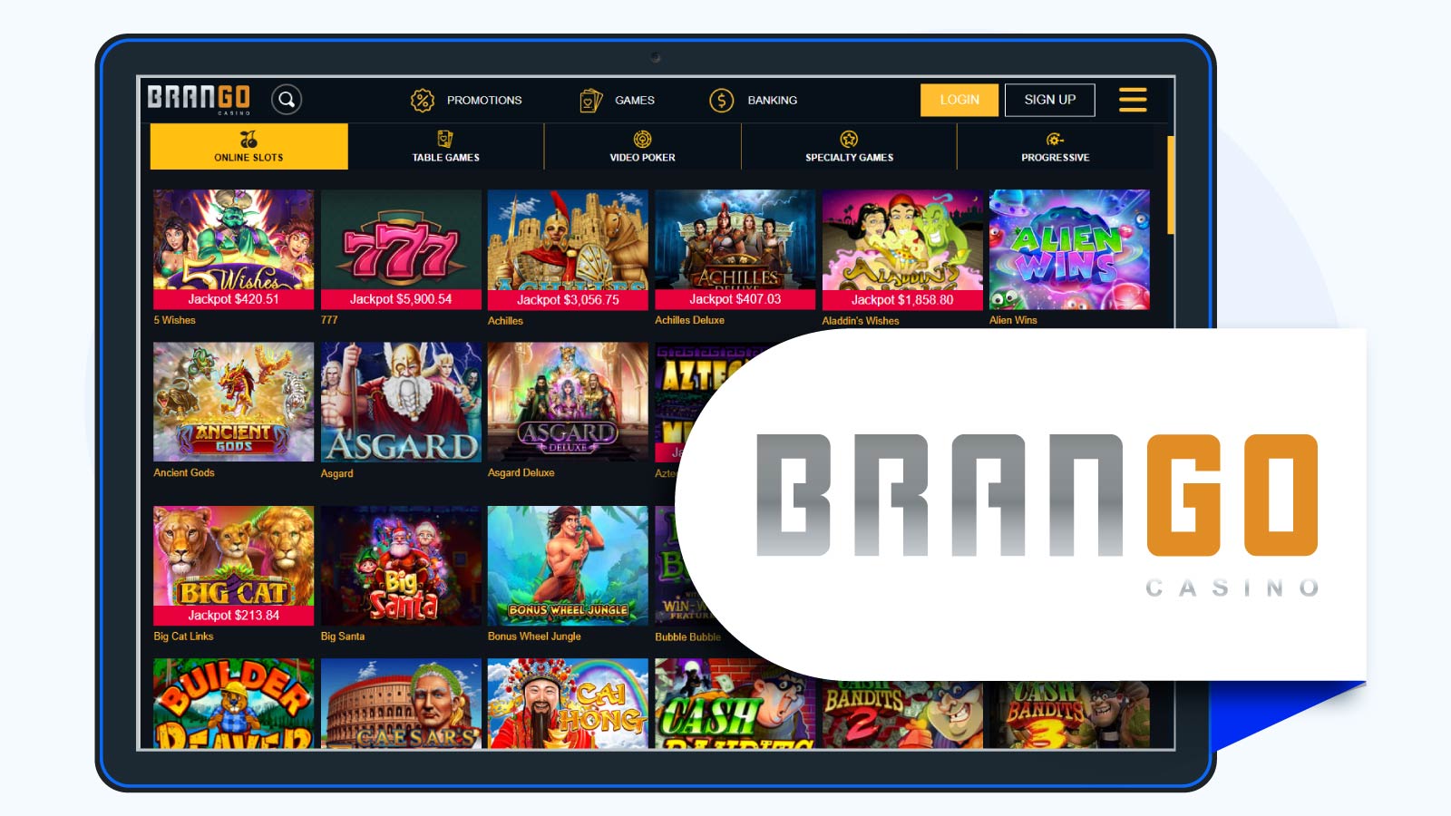 Casino Brango Best Online Pokies No Deposit Bonus for Low Wagering