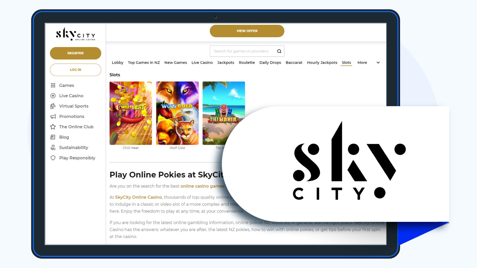 SkyCity Online Casino Best No Deposit Slots Bonus for New Players