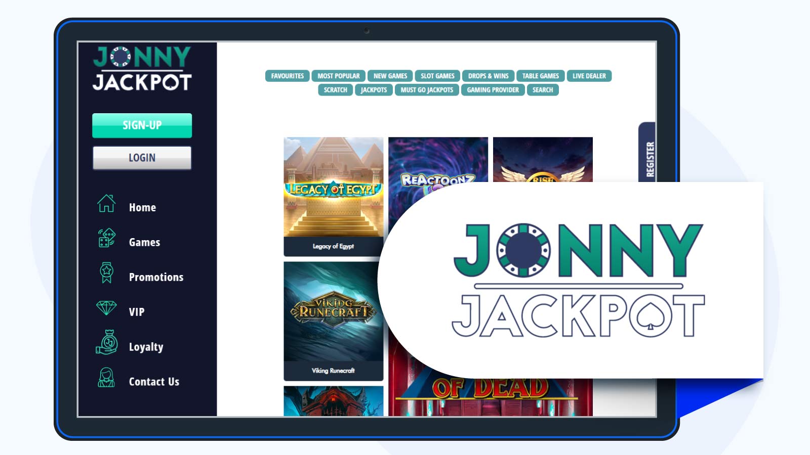 Jonny-Jackpot-Best-NZ$5-Minimum-Deposit-Casino