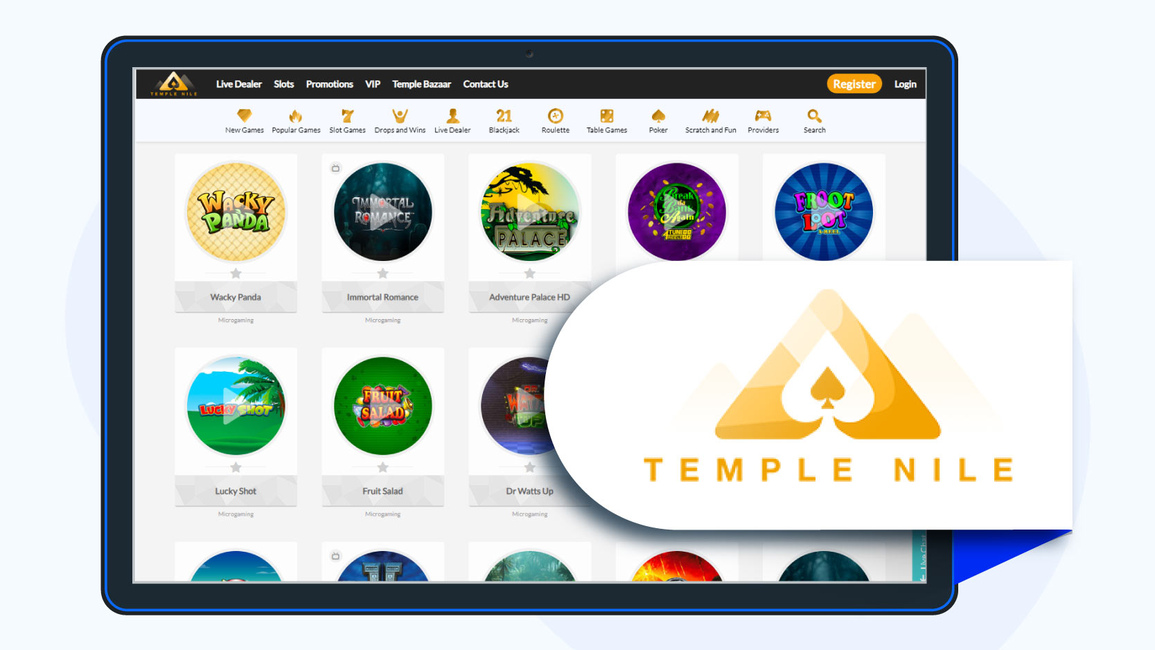 Temple Nile Casino – Best New Casino with Microgaming