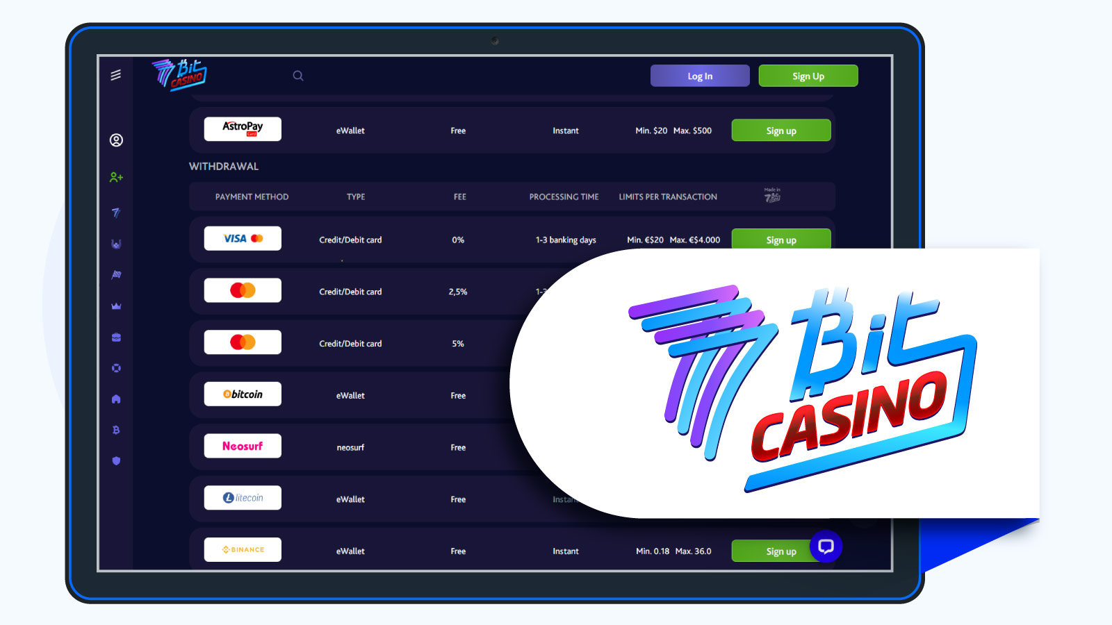 7BitCasino – Trending fast payout casino with Crypto