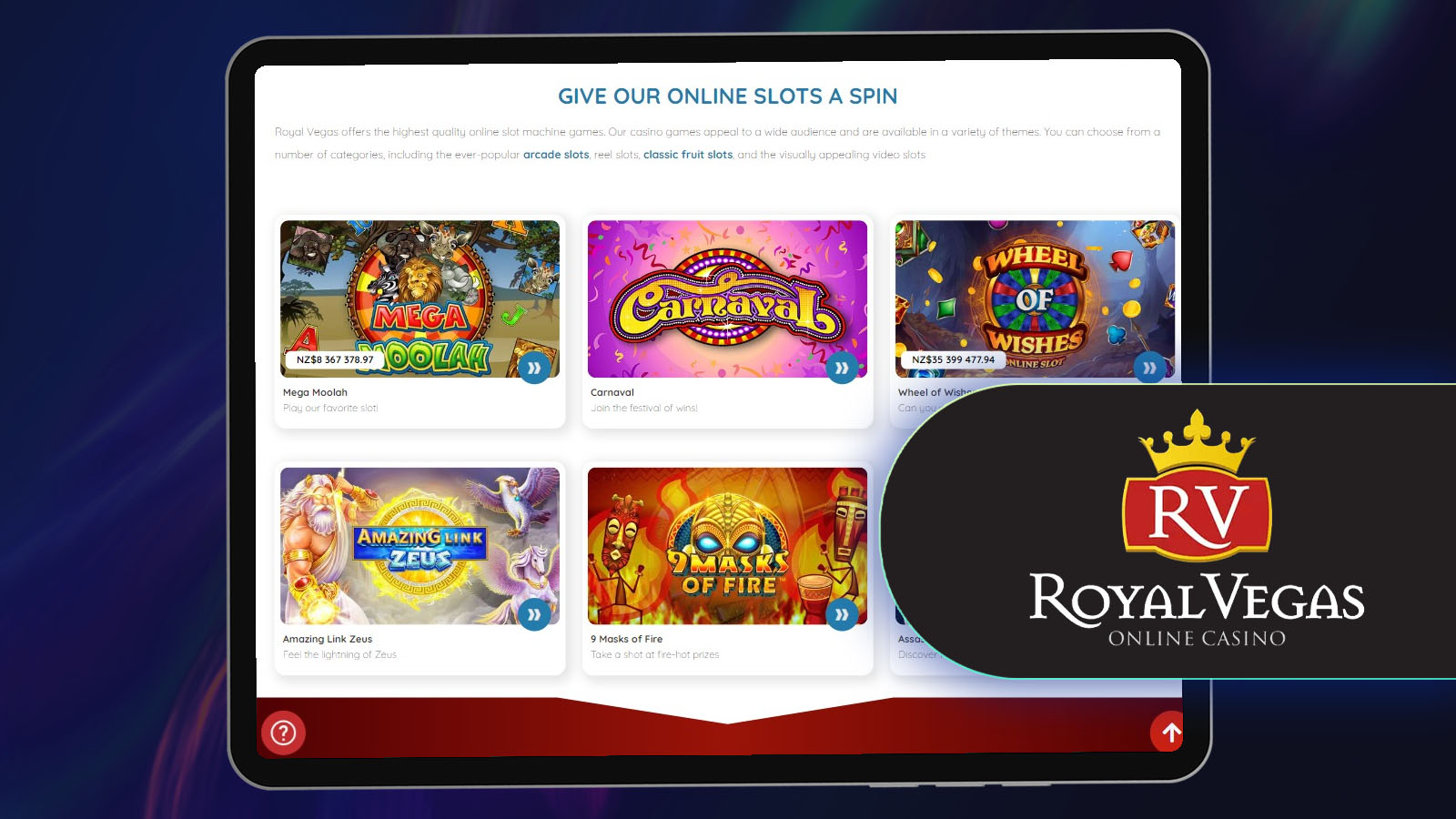 Royal Vegas Casino Best $1 NZ Bonus Offers