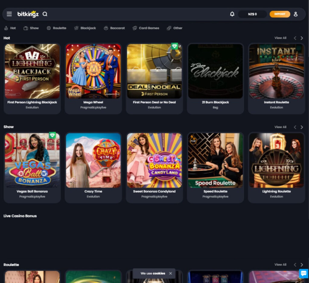 bitkingz-casino-live-dealer-games-collection-review