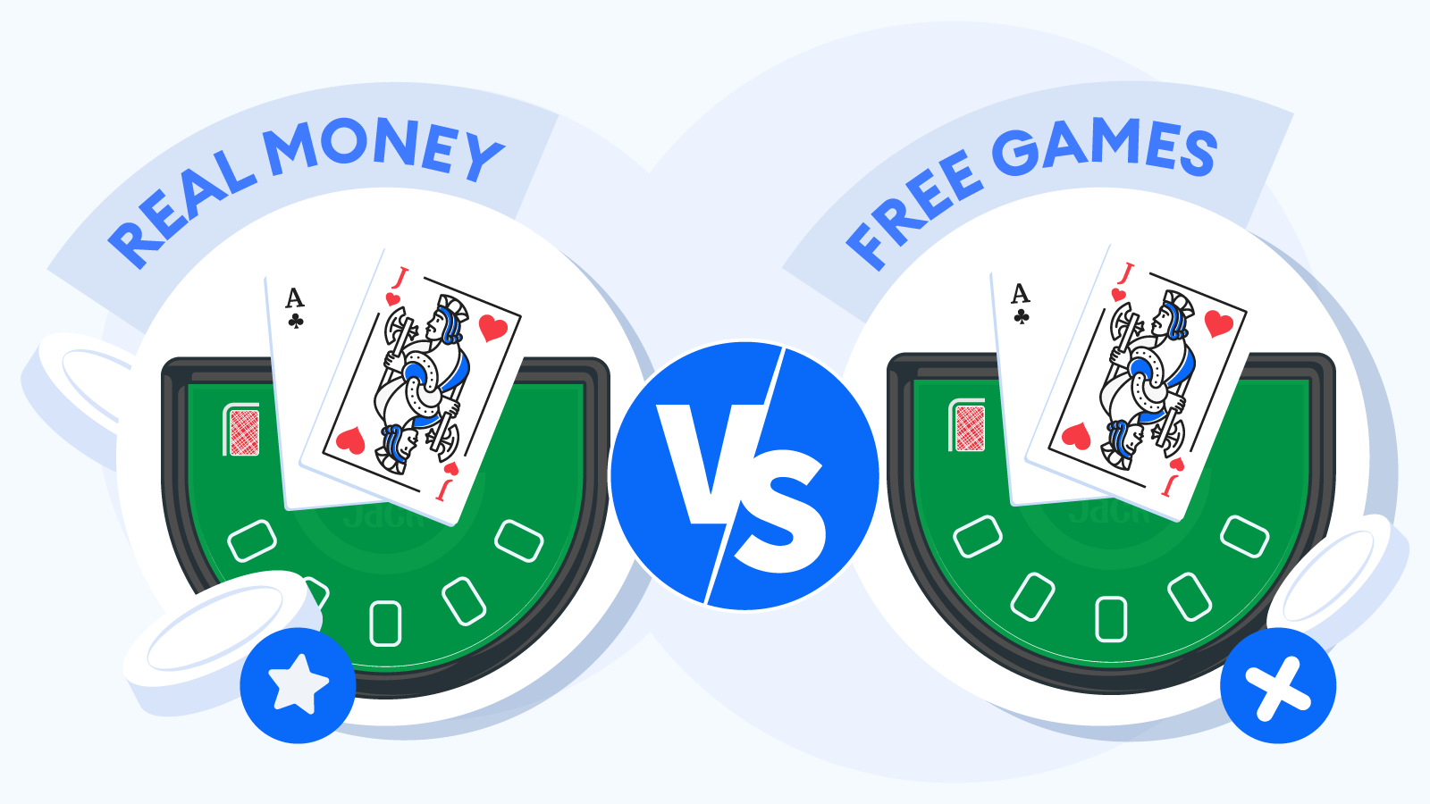 Playing Live Real Money Blackjack vs. Free Games