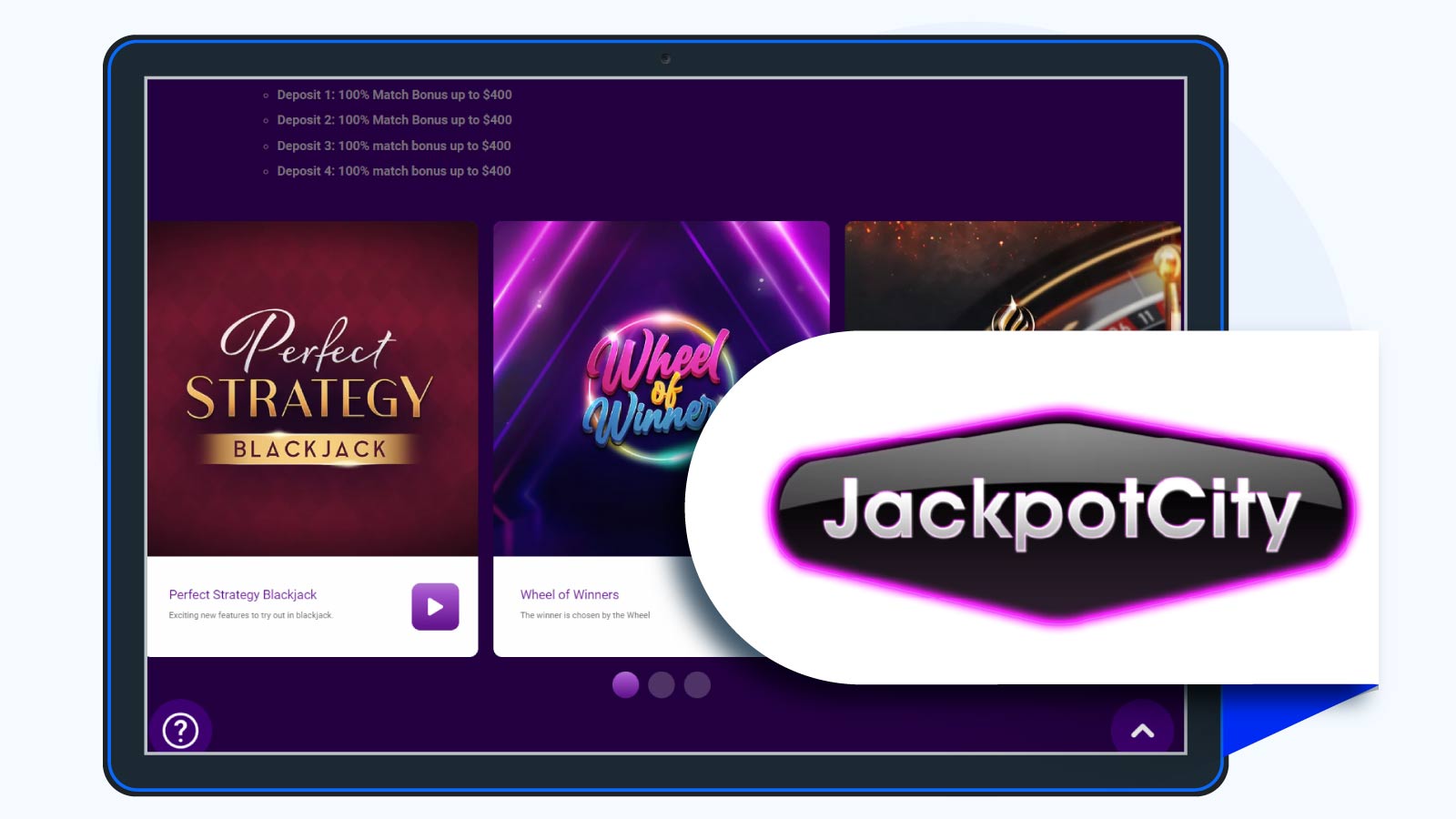 JackpotCity Casino Best for Blackjack Lobbies