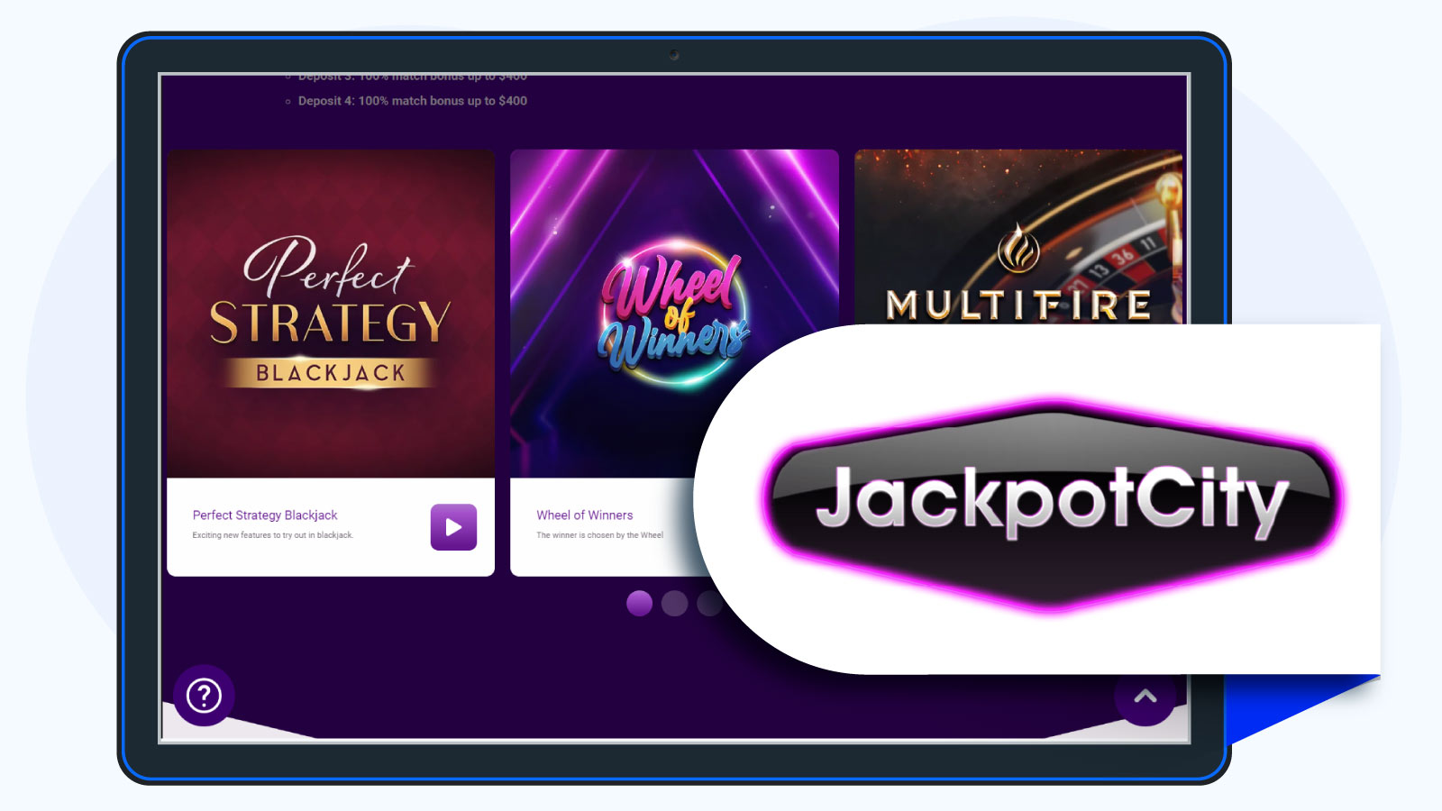JackpotCity Casino Best for Blackjack Lobbies