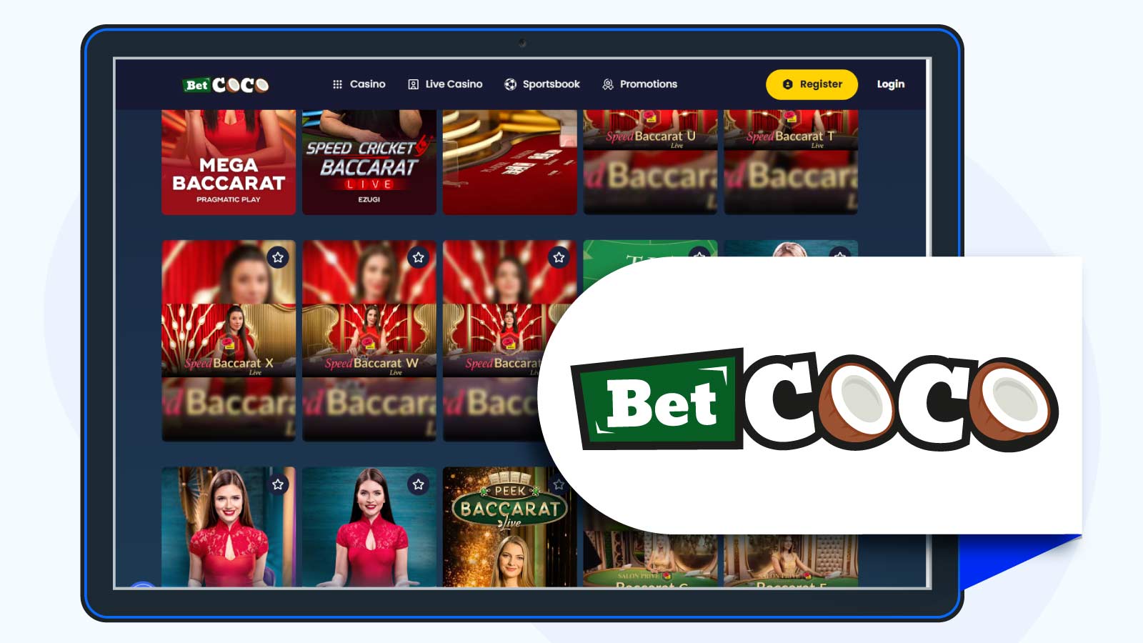 Betcoco Casino Editor’s Choice Casino for Baccarat Casinos Sites
