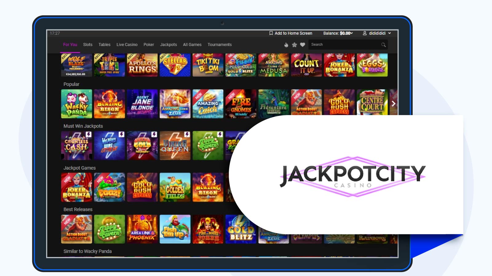 jackpot-city-casino--Free-Spins-No-Deposit
