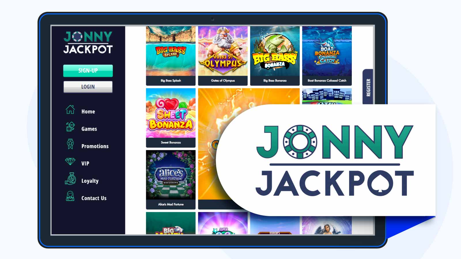Jonny Jackpot Unique slot game play
