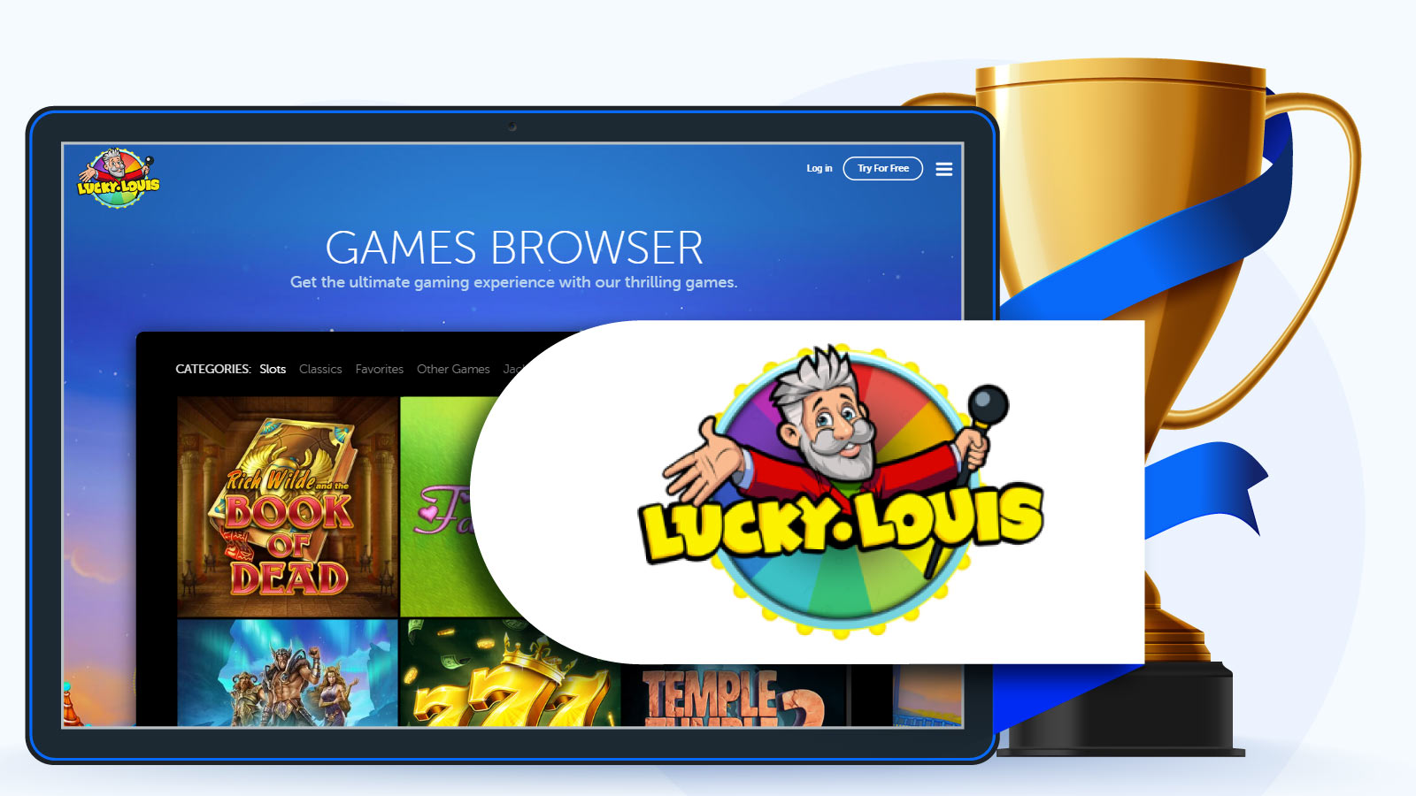 LuckyLouis-Most-Popular-$10-Casino-Deposit-Bonus