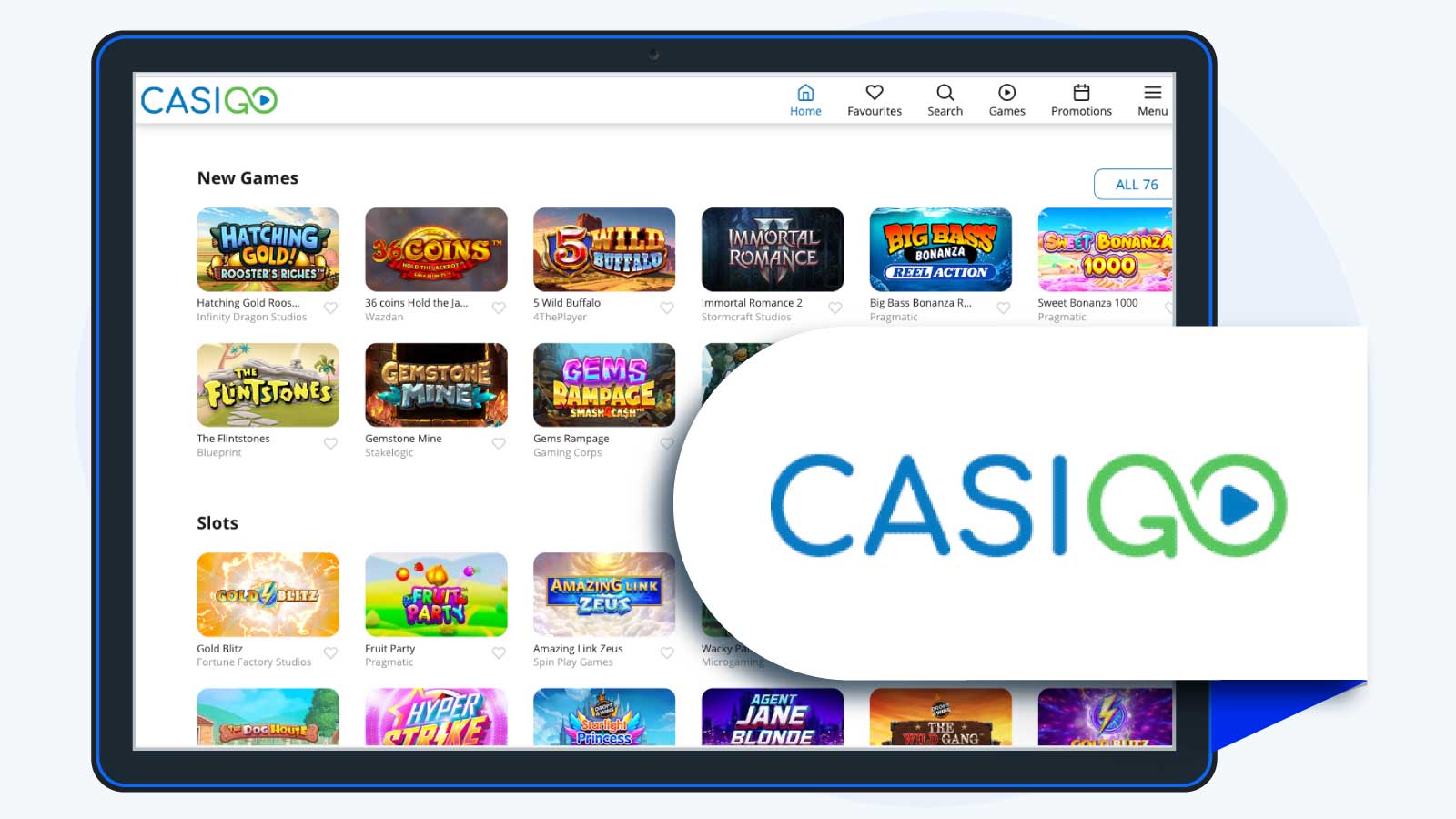 CasiGo Casino - Top-Rated Pragmatic Play Casino for Fast Cashouts