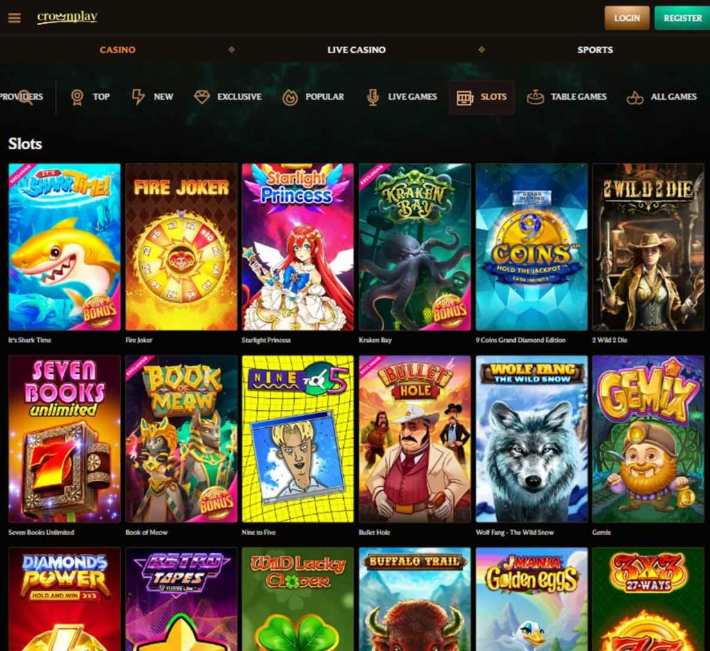 CrownPlay Casino slots review