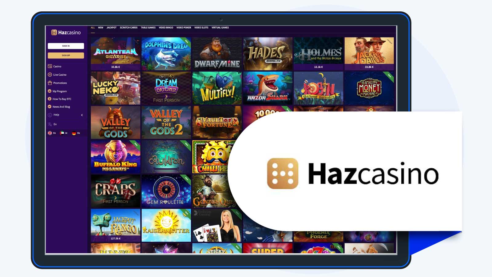 Haz Casino - Best Pragmatic Play Casino for Slots