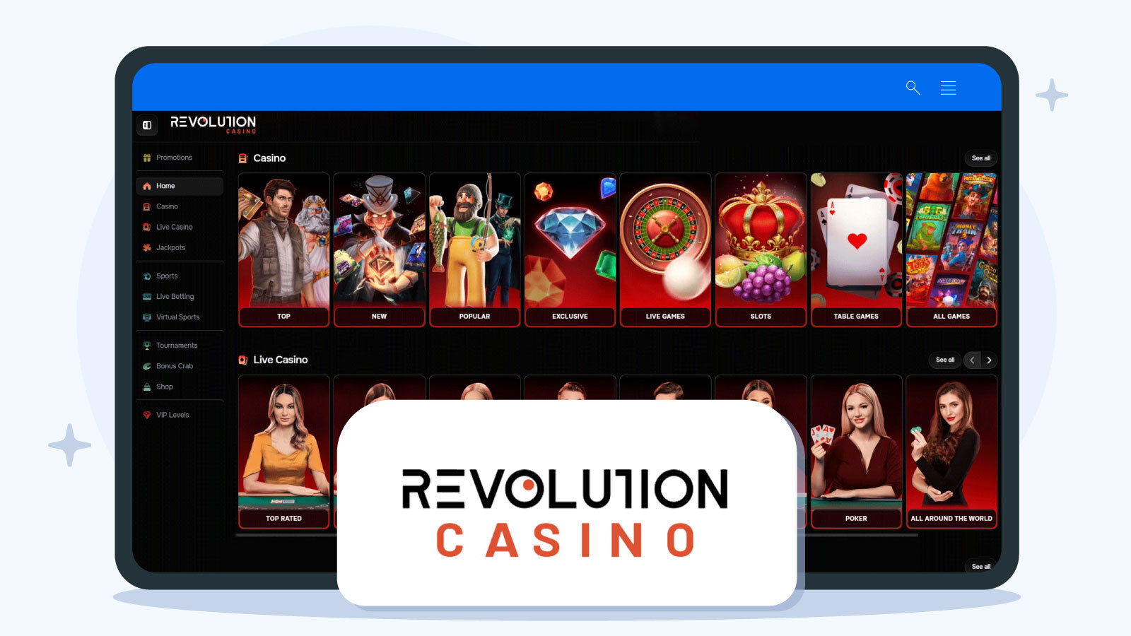 Example 6: Revolution Casino
