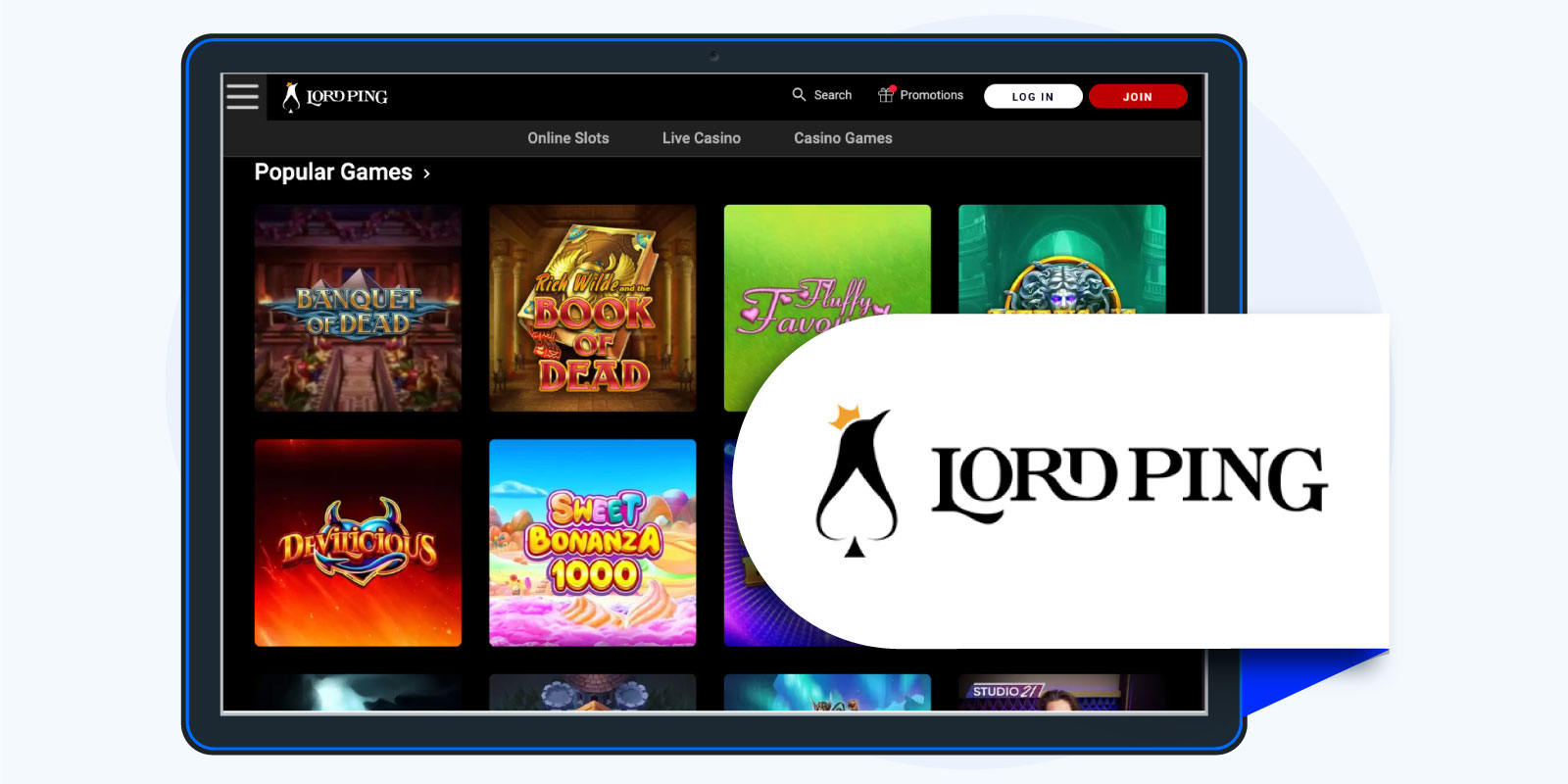 Lord Ping - Best minimum deposit online casino for live casino games