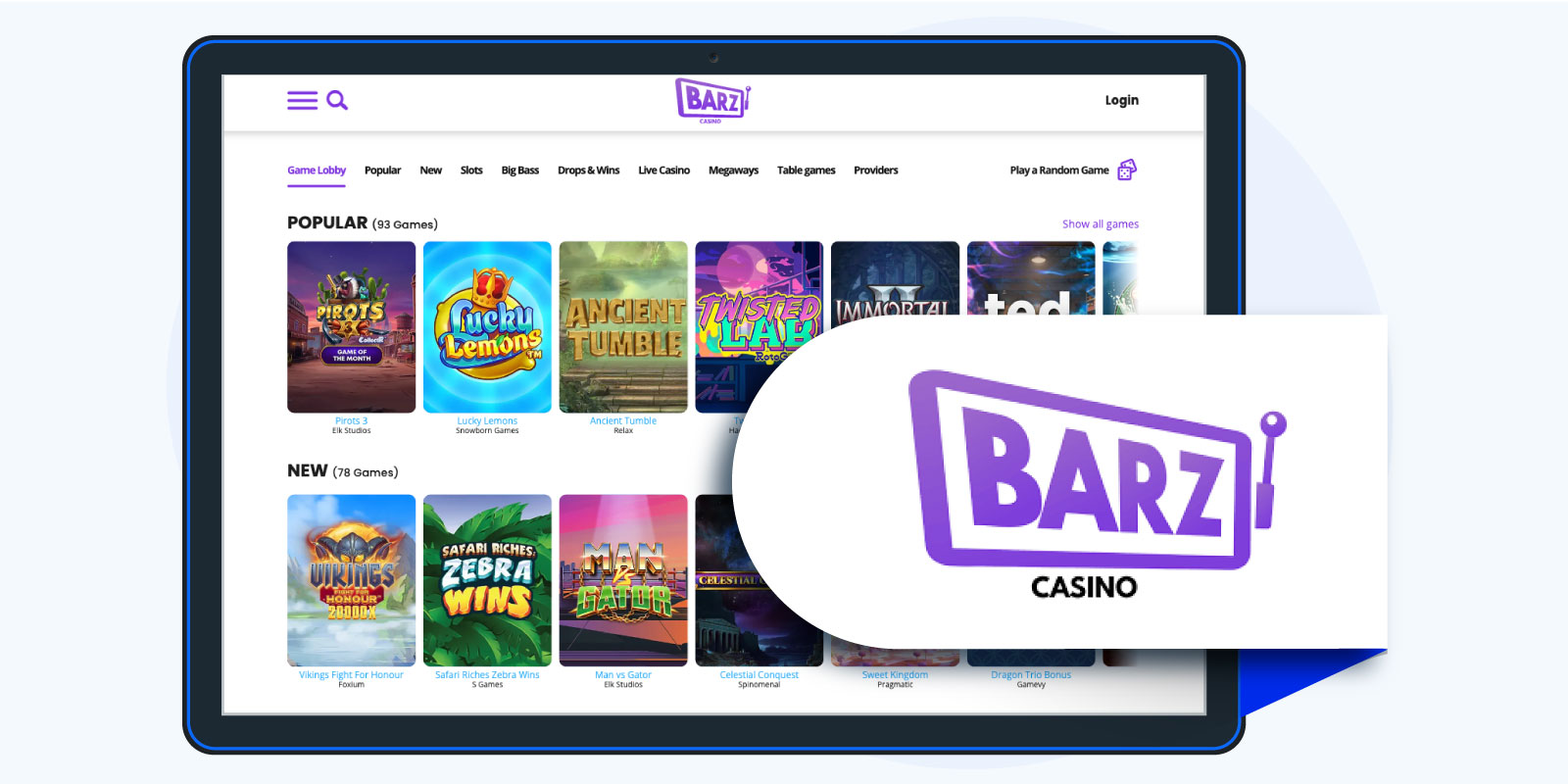Barz Casino - Best New Online Casino in New Zealand