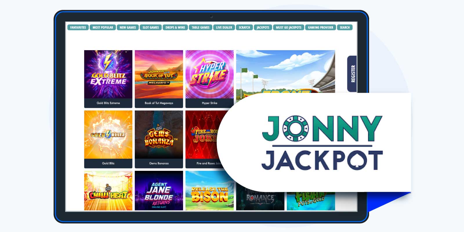 JonnyJackpot - Best $5 minimum deposit casino NZ